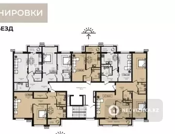 3-комнатная квартира, этаж 2 из 9, 98 м²