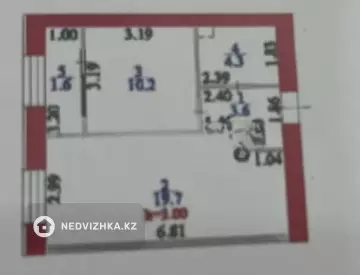 1-комнатная квартира, этаж 7 из 12, 39 м²