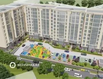 1-комнатная квартира, этаж 2 из 10, 44 м²