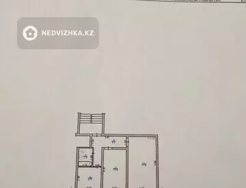 Помещение, этаж 1 из 4, 44 м²