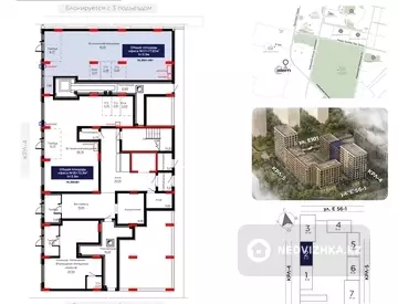 Офис, этаж 1, 77 м²
