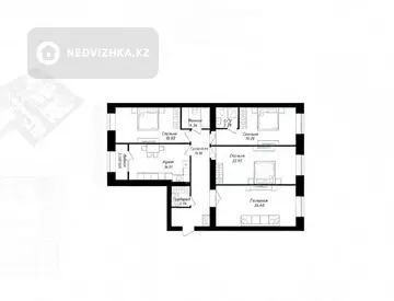 4-комнатная квартира, этаж 6 из 12, 130 м²