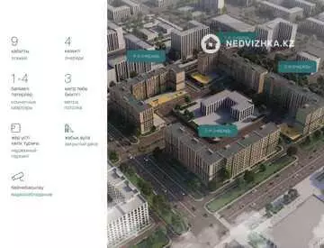 1-комнатная квартира, этаж 9 из 9, 32 м²