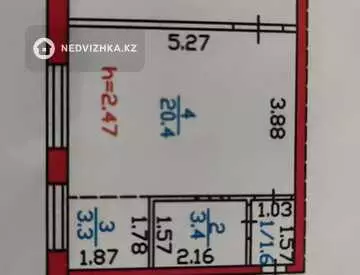 2-комнатная квартира, этаж 2 из 10, 46 м²