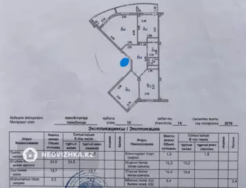 3-комнатная квартира, этаж 10 из 14, 98 м²