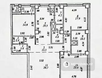 4-комнатная квартира, этаж 23 из 18, 148 м²