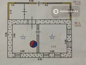 3-комнатный дом, 9 соток, 60 м²