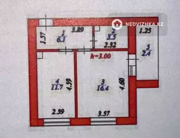 1-комнатная квартира, этаж 7 из 10, 40 м²