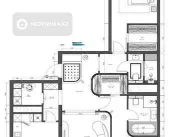 3-комнатная квартира, этаж 11 из 16, 123 м²