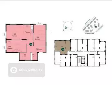 3-комнатная квартира, этаж 15 из 16, 81 м²