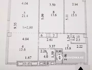 3-комнатная квартира, этаж 7 из 10, 96 м²