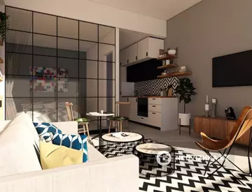 1-комнатная квартира, этаж 8 из 1, 51 м²