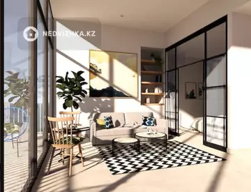 1-комнатная квартира, этаж 8 из 1, 51 м²