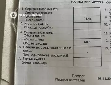 Помещение, этаж 1 из 5, 60 м²