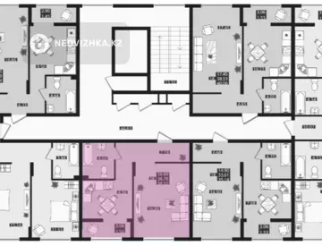1-комнатная квартира, этаж 2 из 7, 38 м²