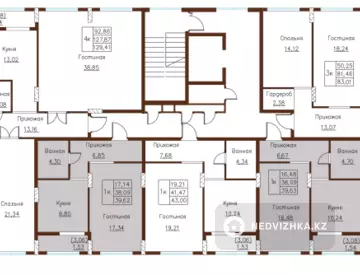 1-комнатная квартира, этаж 5 из 7, 43 м²