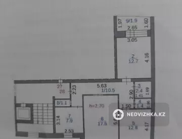3-комнатная квартира, этаж 7 из 9, 68 м²