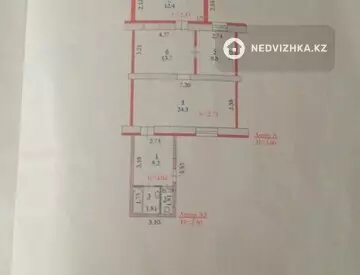 3-комнатная часть дома, 5 соток, 78 м²