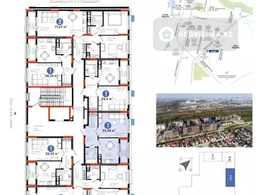 1-комнатная квартира, этаж 3 из 9, 39 м²