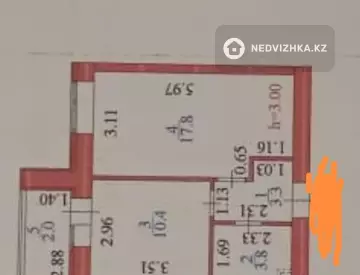 1-комнатная квартира, этаж 4 из 12, 38 м²