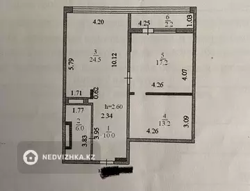 3-комнатная квартира, этаж 17 из 18, 73 м²