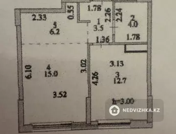 2-комнатная квартира, этаж 9 из 18, 42 м²