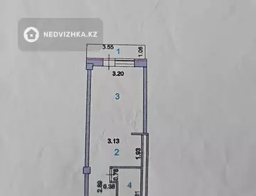 1-комнатная квартира, этаж 4 из 9, 29 м²