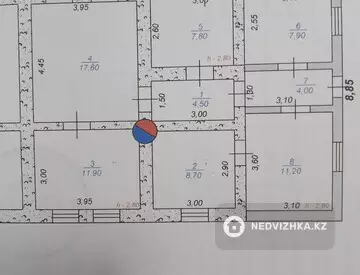 4-комнатная часть дома, 6.7 соток, 7 м²