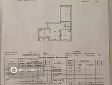 3-комнатная квартира, этаж 3 из 9, 90 м²