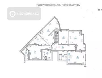 7-комнатная квартира, этаж 12 из 13, 315 м²