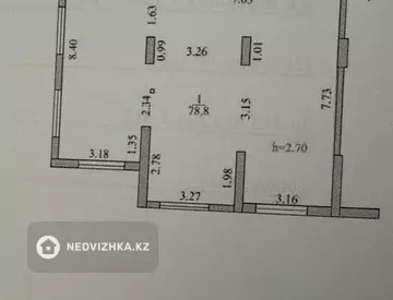3-комнатная квартира, этаж 3 из 15, 78 м²