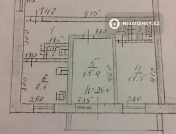 2-комнатная квартира, этаж 9 из 12, 57 м², На длительный срок