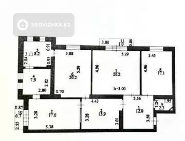 4-комнатная квартира, этаж 5 из 6, 130 м²