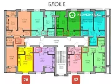 1-комнатная квартира, этаж 4 из 5, 24 м²