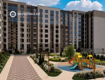 1-комнатная квартира, этаж 9 из 9, 46 м²