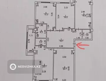 4-комнатная квартира, этаж 4 из 10, 124 м²
