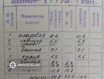 3-комнатная квартира, этаж 3 из 5, 55 м²