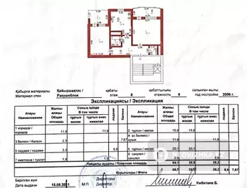 2-комнатная квартира, этаж 8 из 9, 70 м²