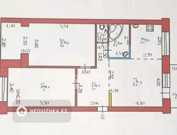 3-комнатная квартира, этаж 5 из 5, 85 м²