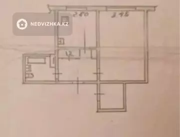 1-комнатная квартира, этаж 6 из 9, 41 м²