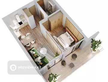 2-комнатная квартира, этаж 9 из 35, 56 м²