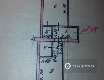 1-комнатная квартира, этаж 4 из 5, 32 м²