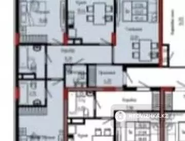 3-комнатная квартира, этаж 4 из 9, 95 м²