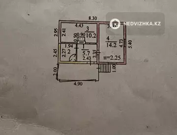 1-комнатный дом, 6 соток, 47 м²
