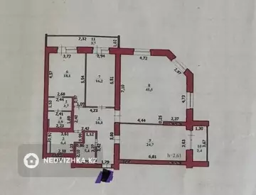 3-комнатная квартира, этаж 8 из 9, 146 м²