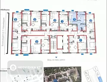 1-комнатная квартира, этаж 10 из 12, 38 м²