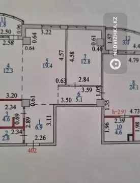 3-комнатная квартира, этаж 7 из 18, 101 м²