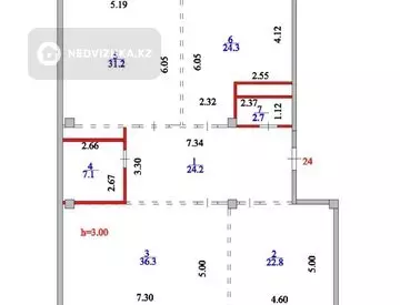 4-комнатная квартира, этаж 12 из 12, 150 м²