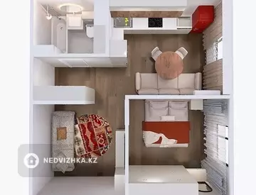 2-комнатная квартира, этаж 9 из 9, 48 м²