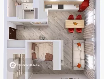 2-комнатная квартира, этаж 9 из 9, 48 м²